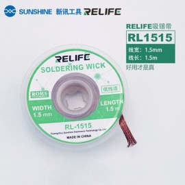 RELIFE RL-1515 MALLA DESOLDANTE  1.5MM X 1.5MTS H92