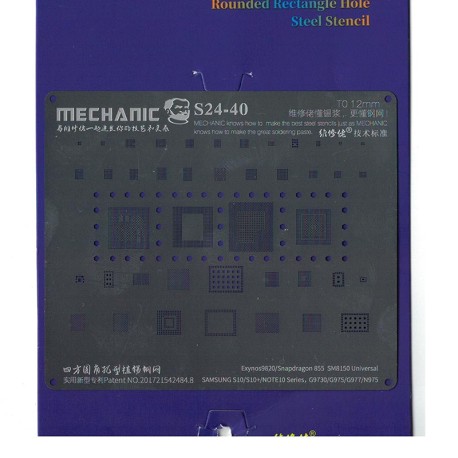 MECHANIC S24-40 STENCIL ZXW09 SAMSUNG S10 S10+ NOTE 10