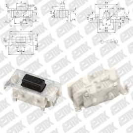 BOTON  SMD UNIVERSAL 2 X 6 X 3.5MM