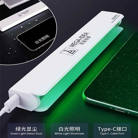 QIANLI MEGA IDEA LAMPARA DETECTORA POLVO LUZ VERDE LAMP2