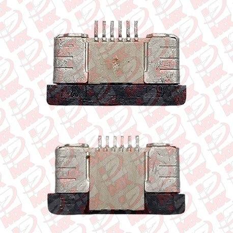 CONECTOR FPC DE BROCHE 6 PINES GENERICO 7.95MM X 4.4MM  X 2MM